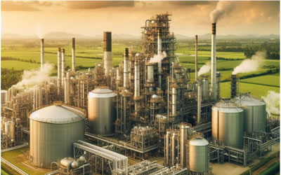 Case studies of CO2 utilization in the production of ethanol