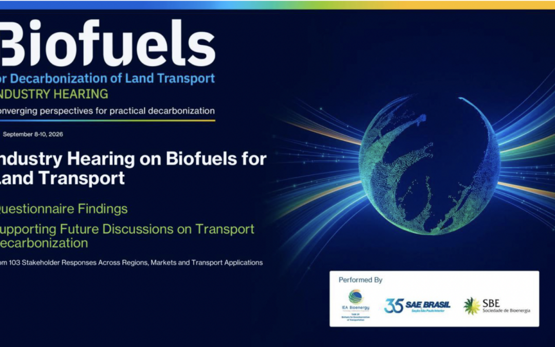 INDUSTRY HEARING ON BIOFUELS FOR LAND TRANSPORT | ANALYTICAL REPORT